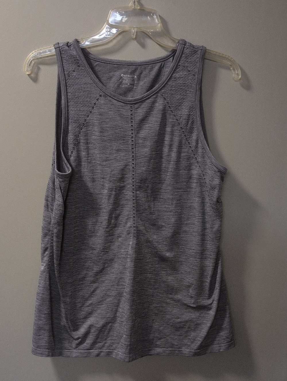 Athleta Foothill tank top featuring a seamless, chafe-free athletic design